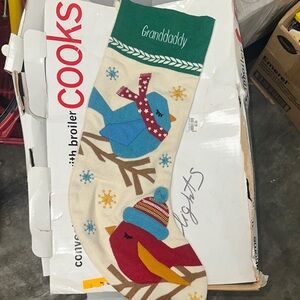 Granddaddy Festive Bird Holiday Stocking